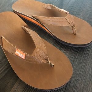 Feel Goodz leather flip flop